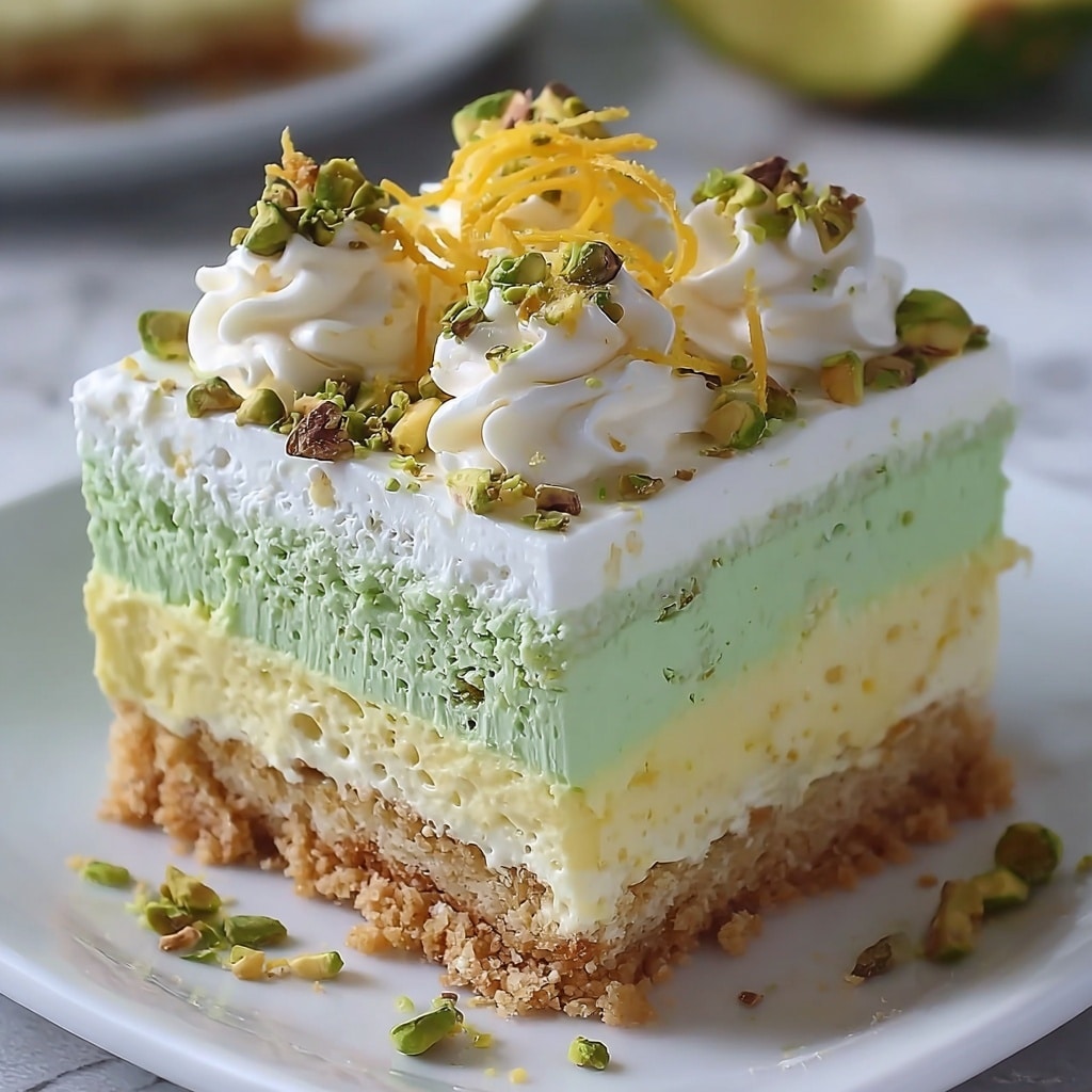 Tropical Pistachio Bliss Cake Recipe - Recipe Image