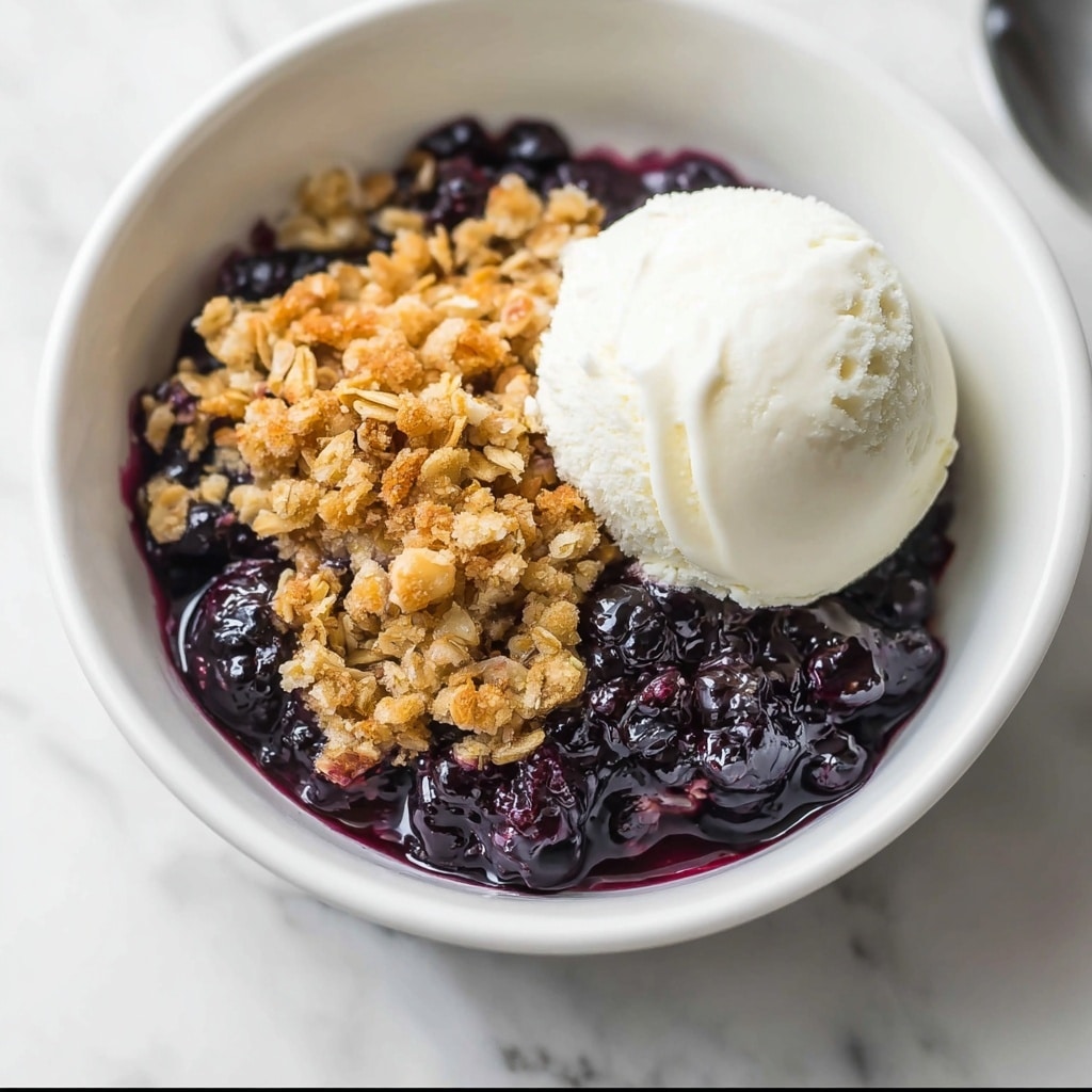 Blueberry Crisp Recipe - Recipe Image