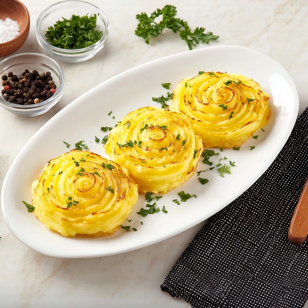 Stuffed Mashed Potato Nests Recipe