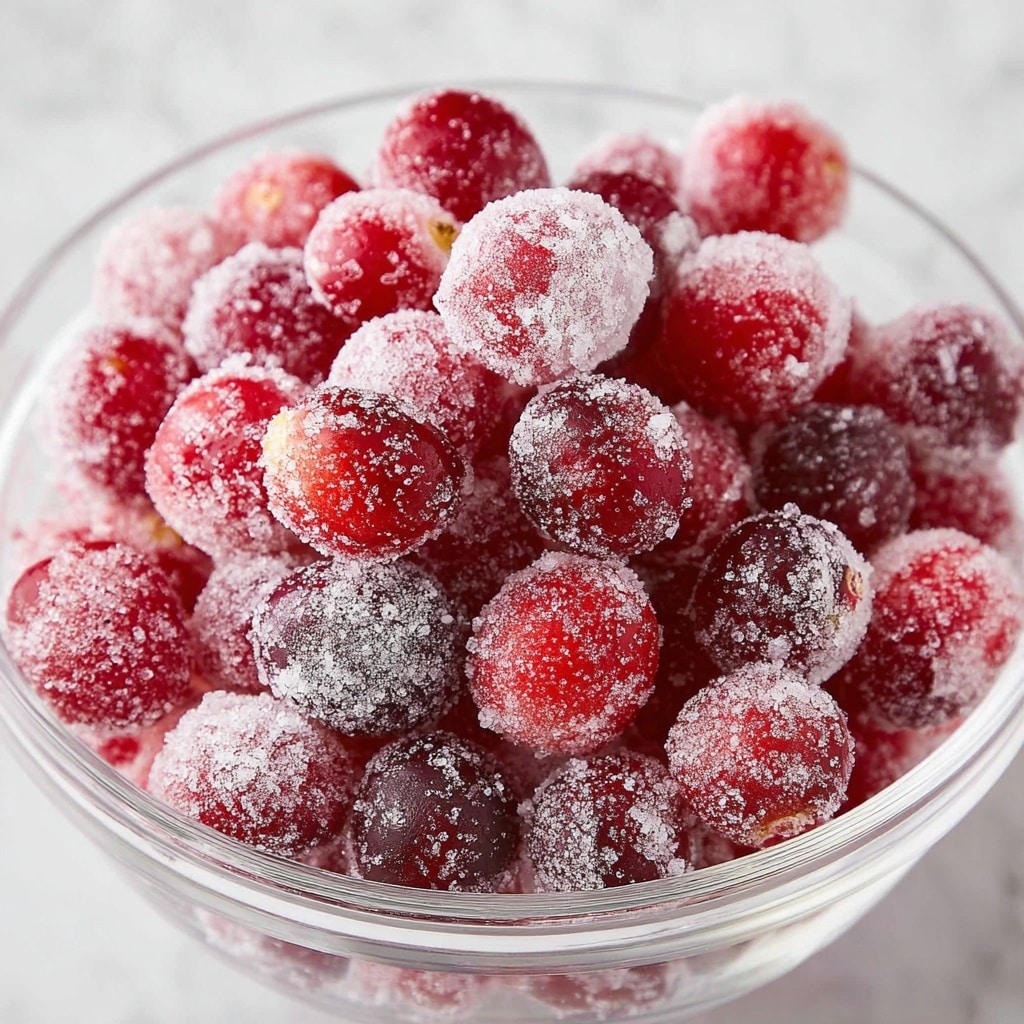 Orange Vanilla Candied Cranberries Recipe - Recipe Image