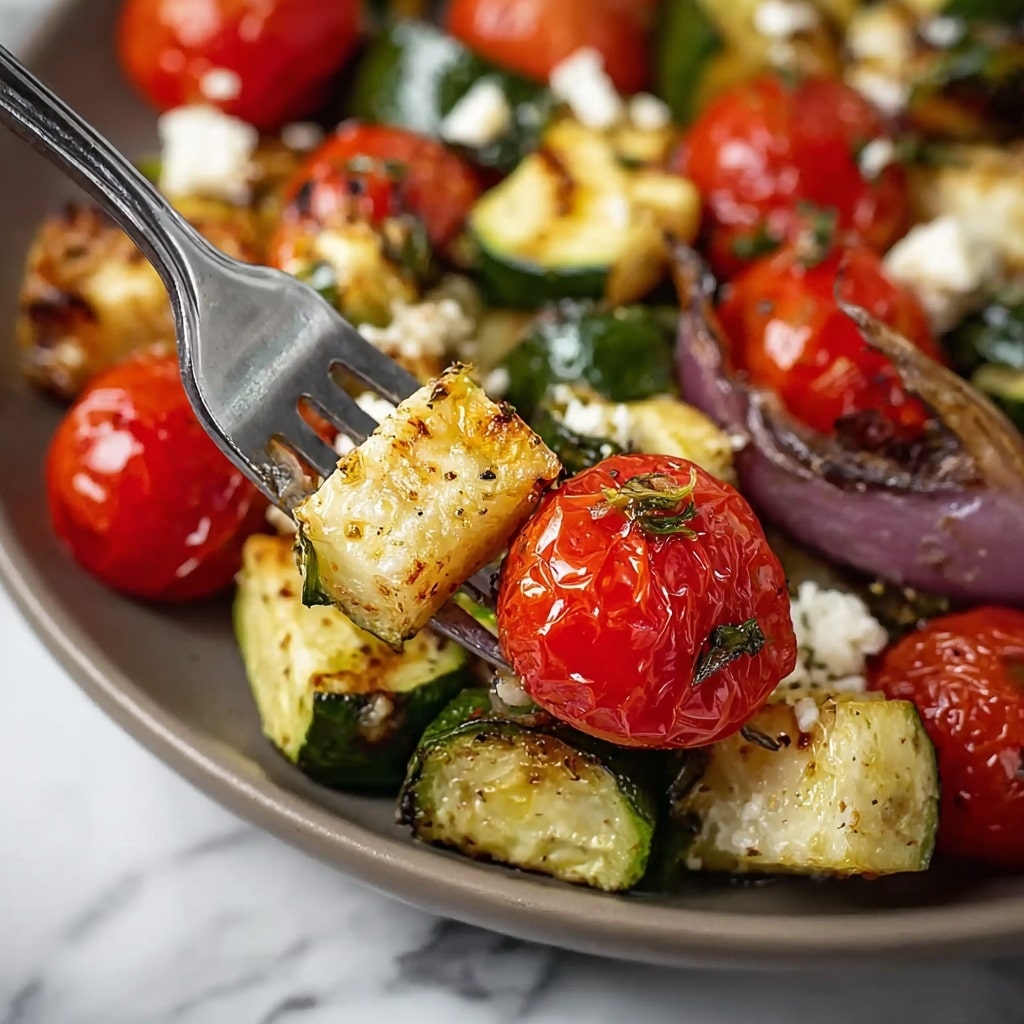 Air Fryer Greek Chicken and Veggies Recipe - Recipe Image