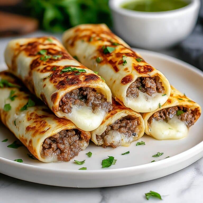 Delicious Keto Philly Cheesesteak Roll-Ups Recipe