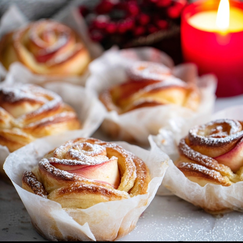 Puff Pastry Apple Roses Recipe - Recipe Image