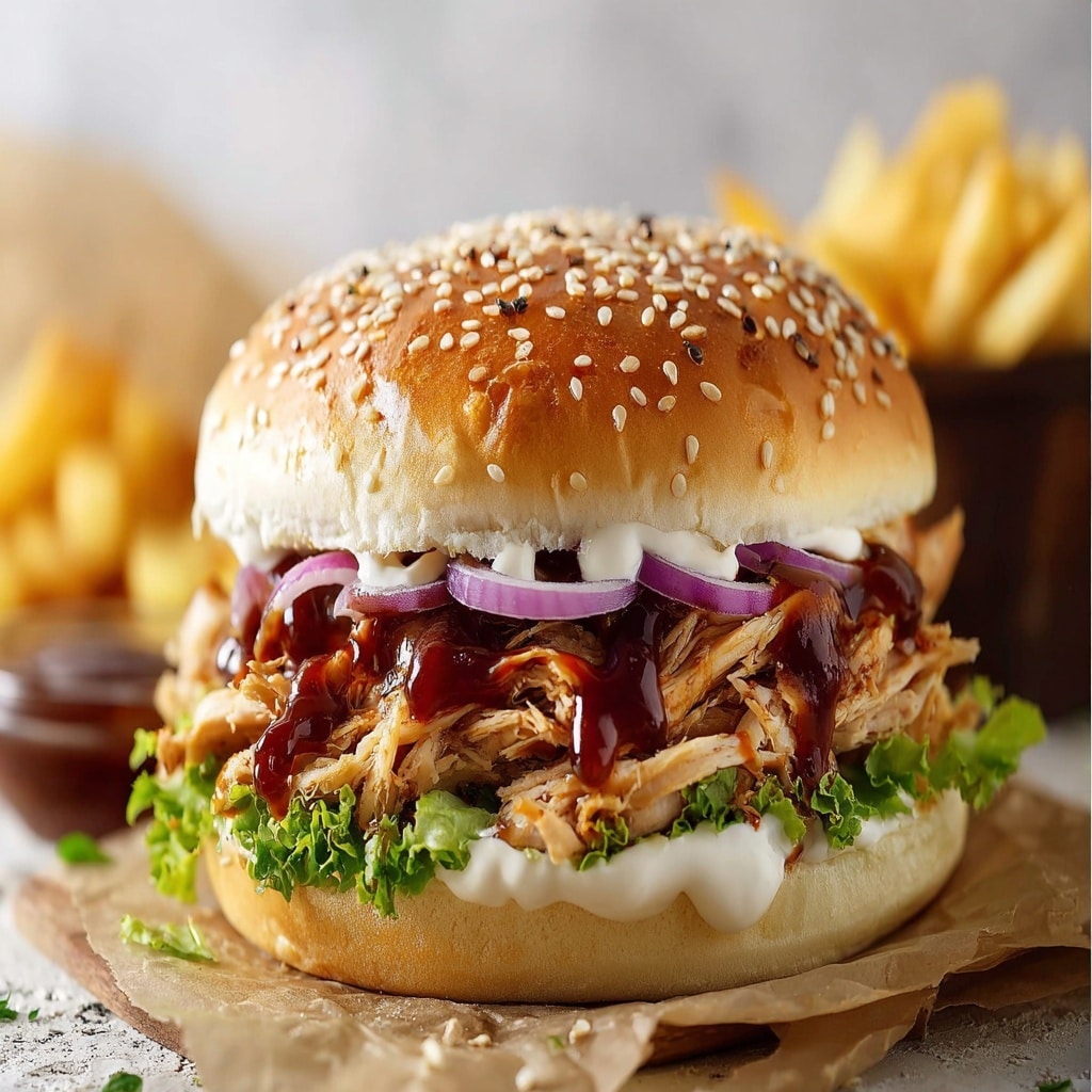 BBQ Ranch Chicken Sandwich Recipe - Recipe Image