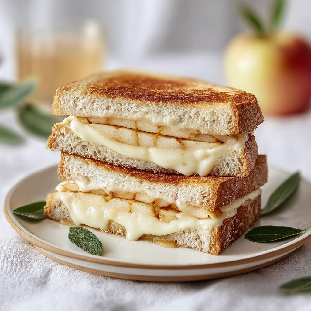 Cinnamon Sugar Brie and Apple Grilled Cheese Recipe - Recipe Image