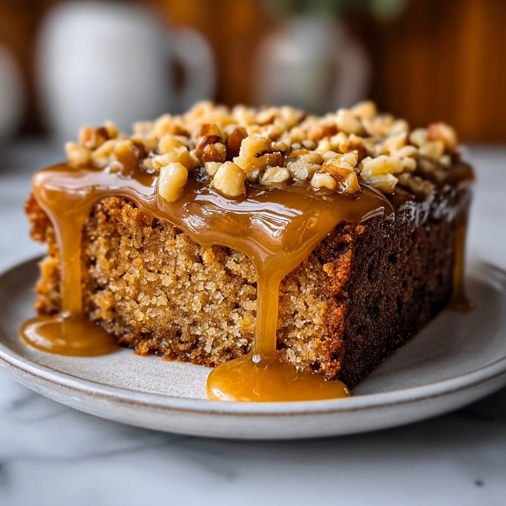 Decadent Maple Syrup and Walnut Cake Recipe - Recipe Image