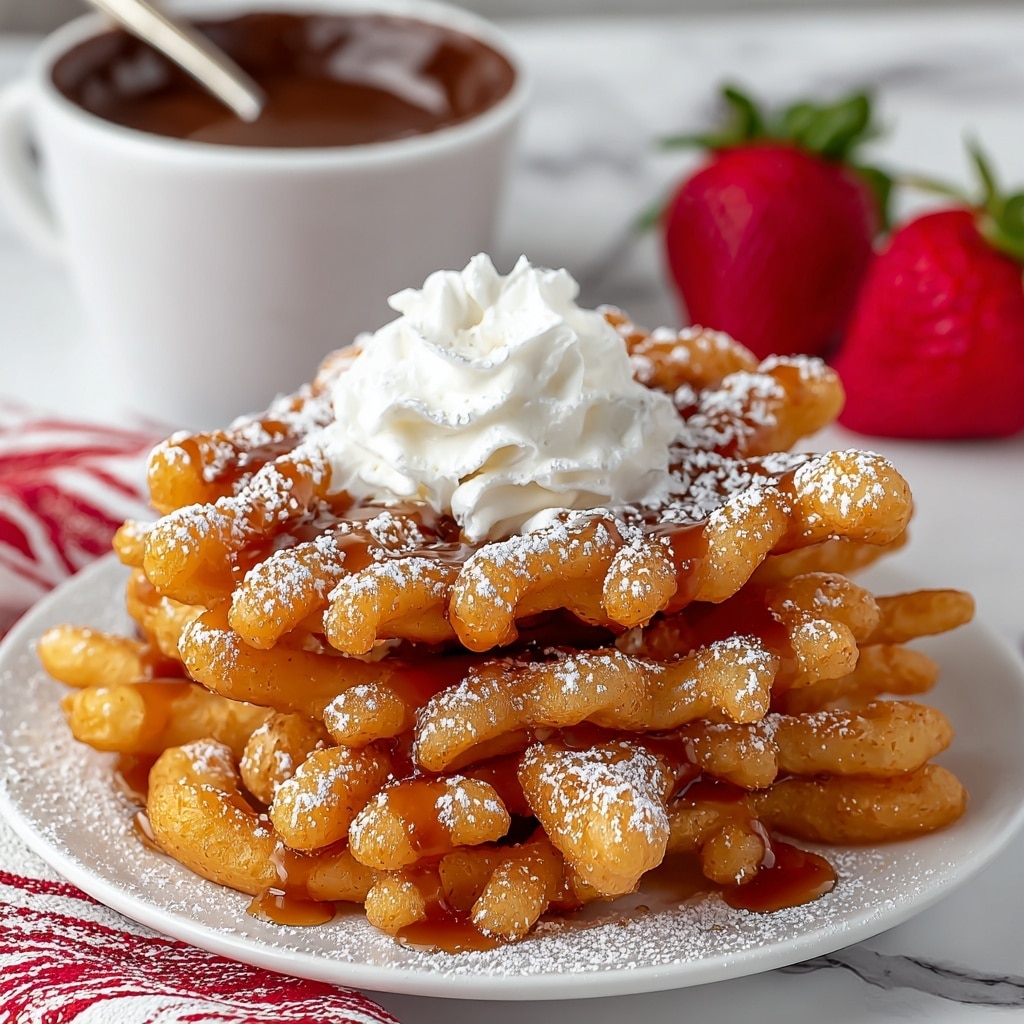 Easy Funnel Cake Fries Recipe - Recipe Image