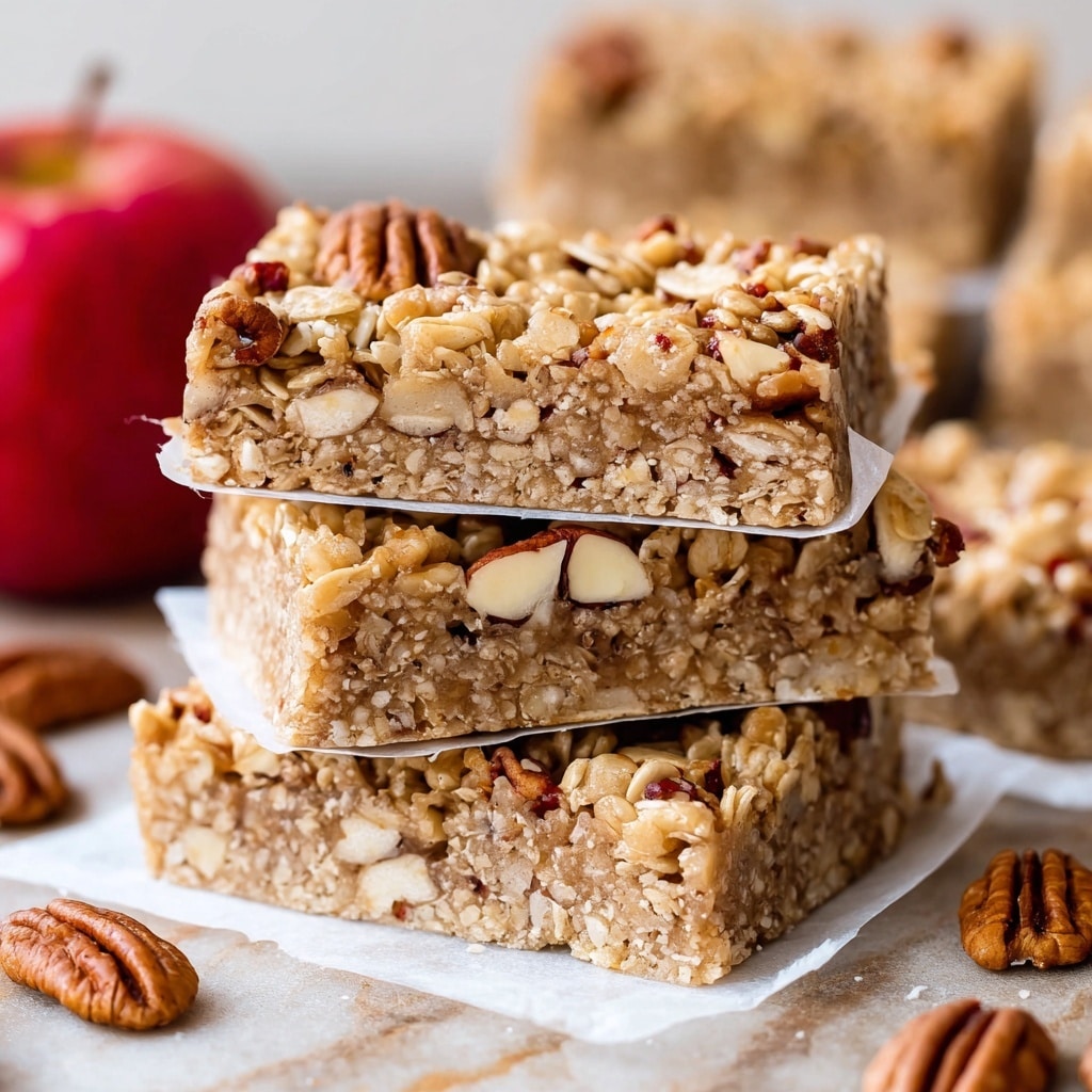 Apple Cinnamon Granola Bars Recipe - Recipe Image
