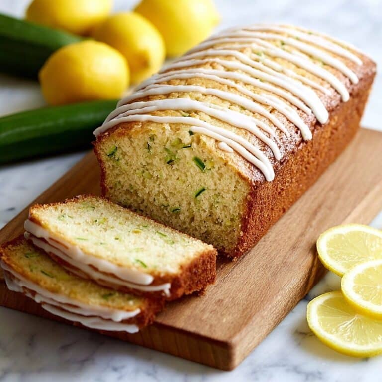 Lemon Zucchini Bread with Lemon Glaze Recipe