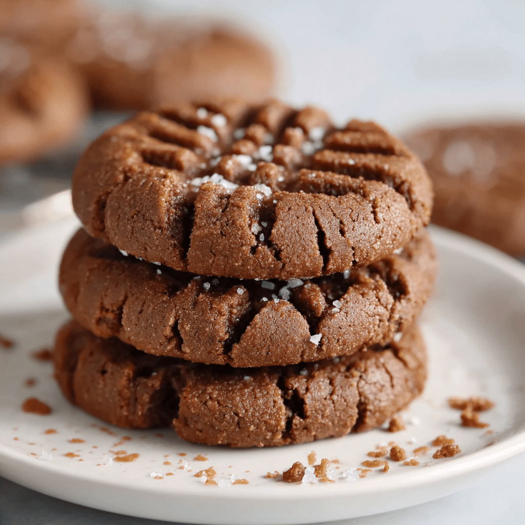 Chocolate Peanut Butter Cookies Recipe - Recipe Image