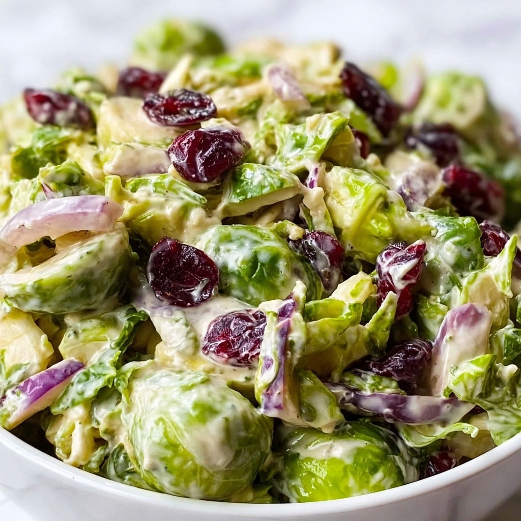 Creamy Brussels Sprouts Slaw Recipe - Recipe Image