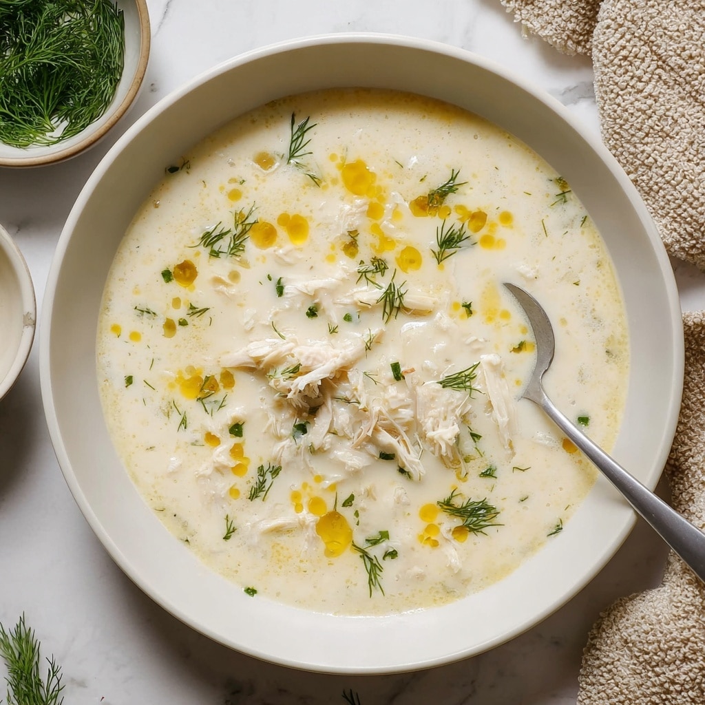 Greek Lemon Chicken Soup (Avgolemono) Recipe - Recipe Image