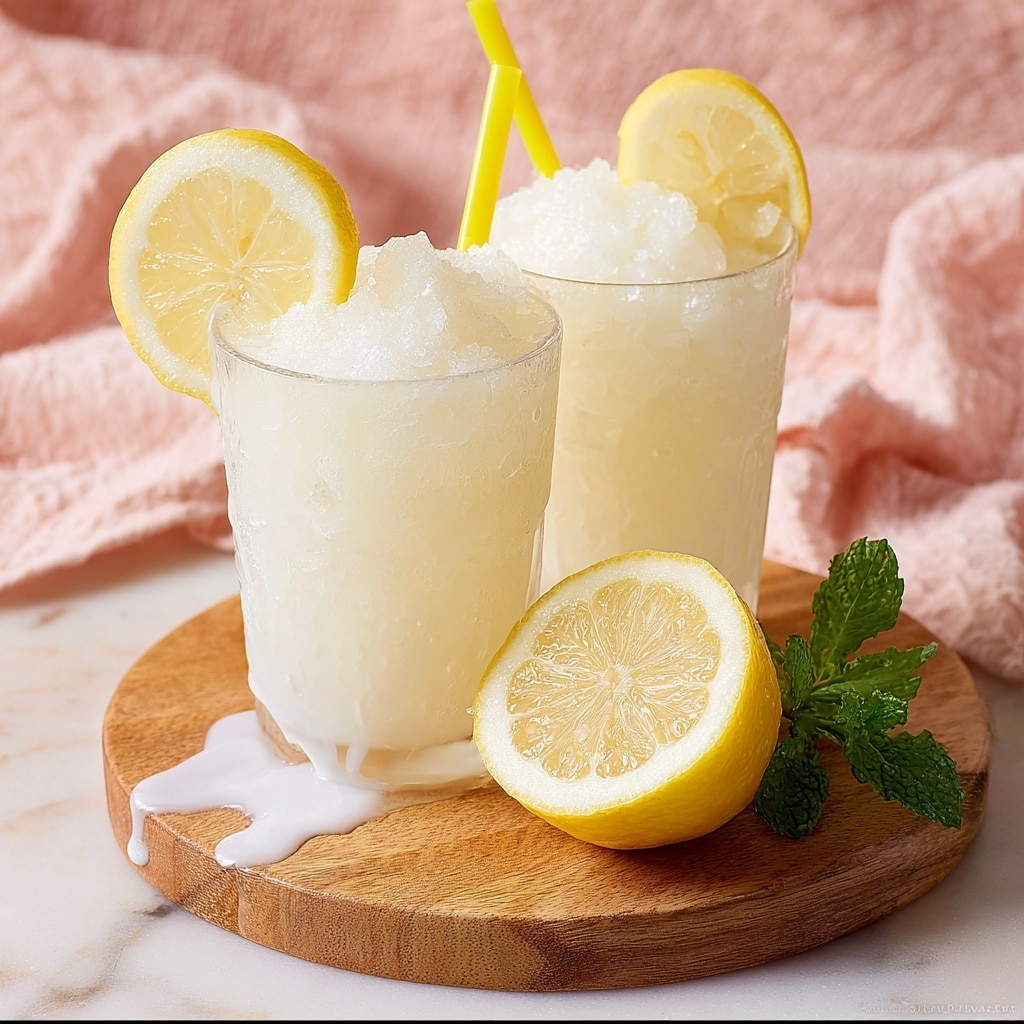 Whipped Frozen Lemonade with Coconut Milk Recipe - Recipe Image