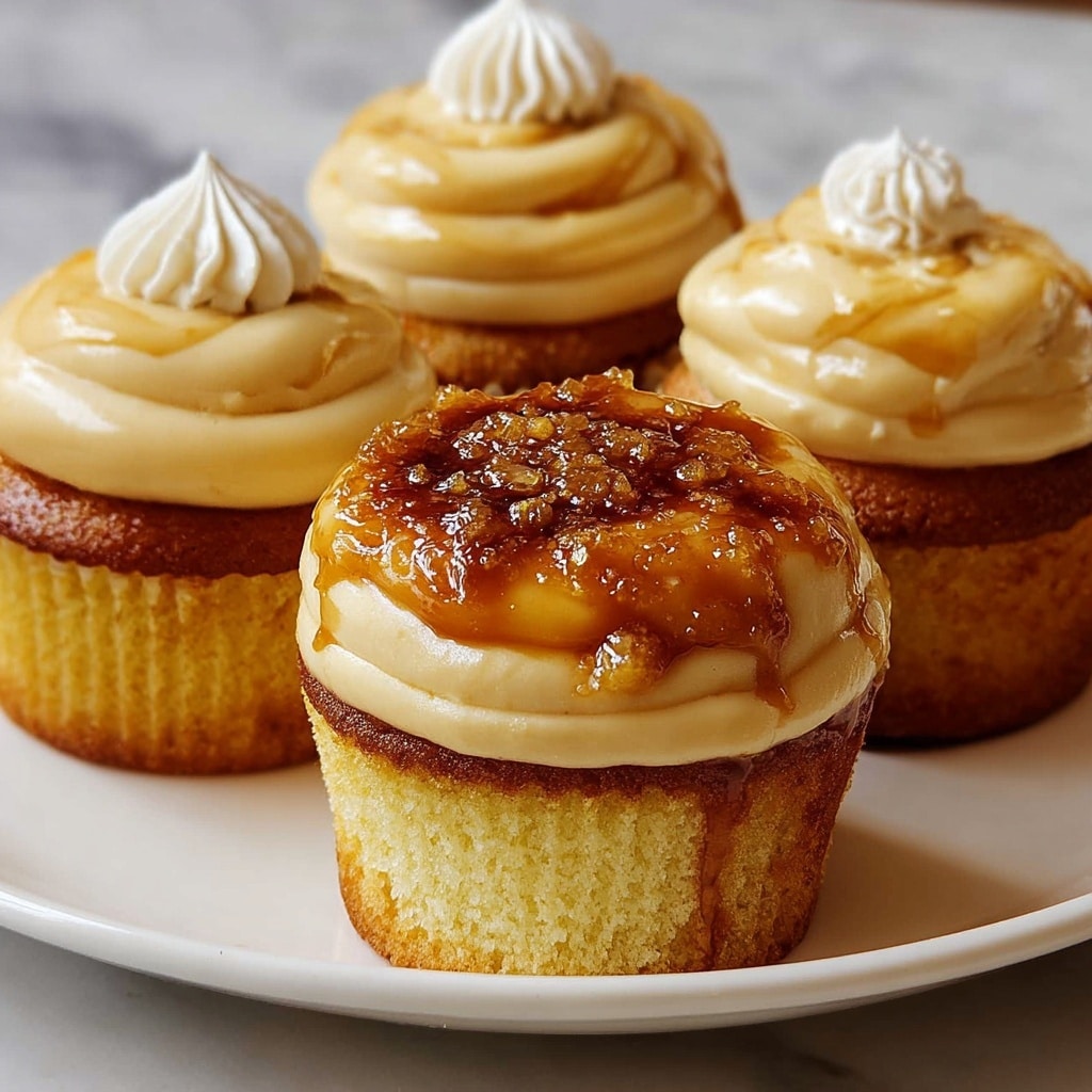 Crème Brûlée Cupcakes Recipe - Recipe Image