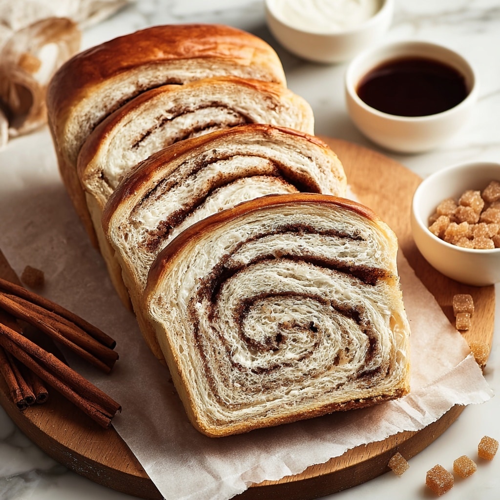 Cinnamon Swirl Bread with Optional Vanilla Glaze Recipe - Recipe Image