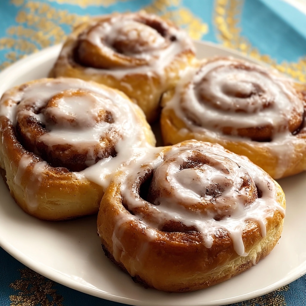 Soft Cinnamon Rolls with Creamy Glaze Recipe - Recipe Image
