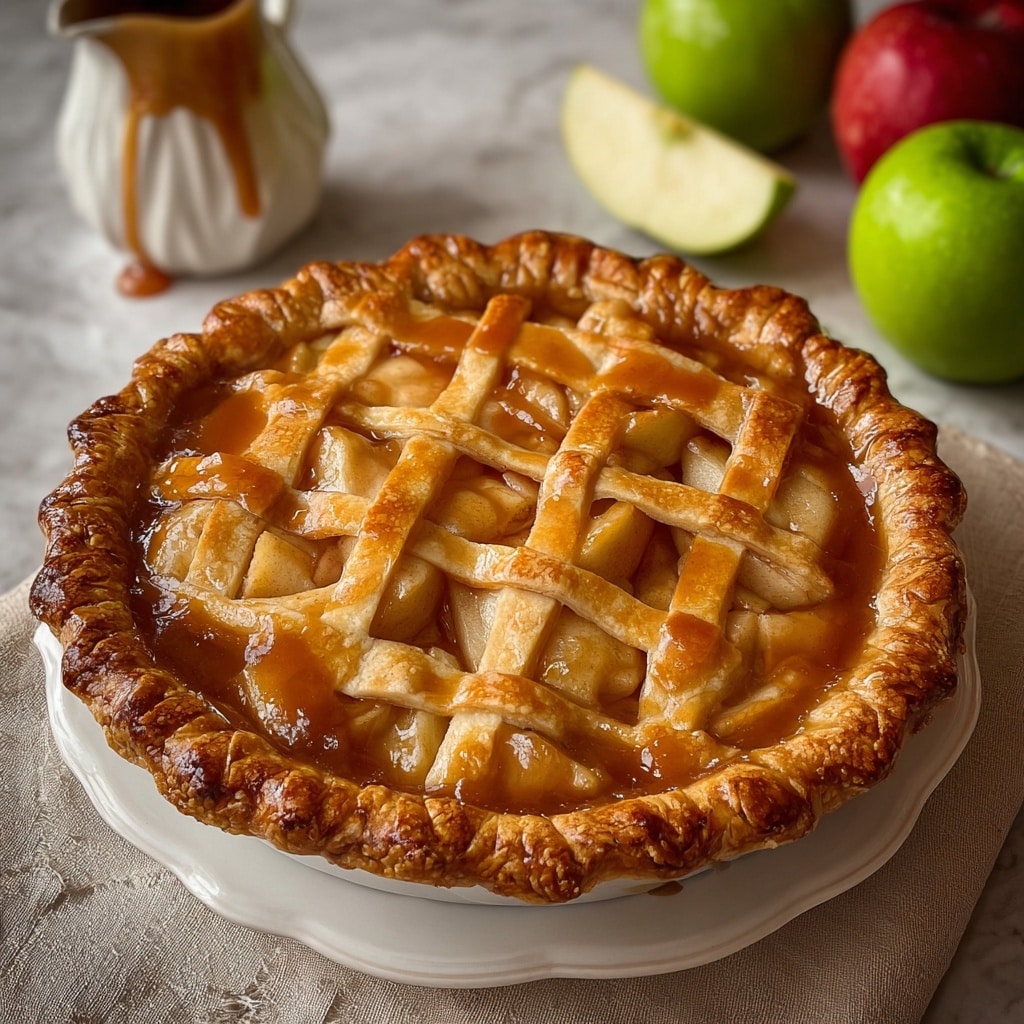 Classic Baked Spiced Apple Pie Recipe - Recipe Image
