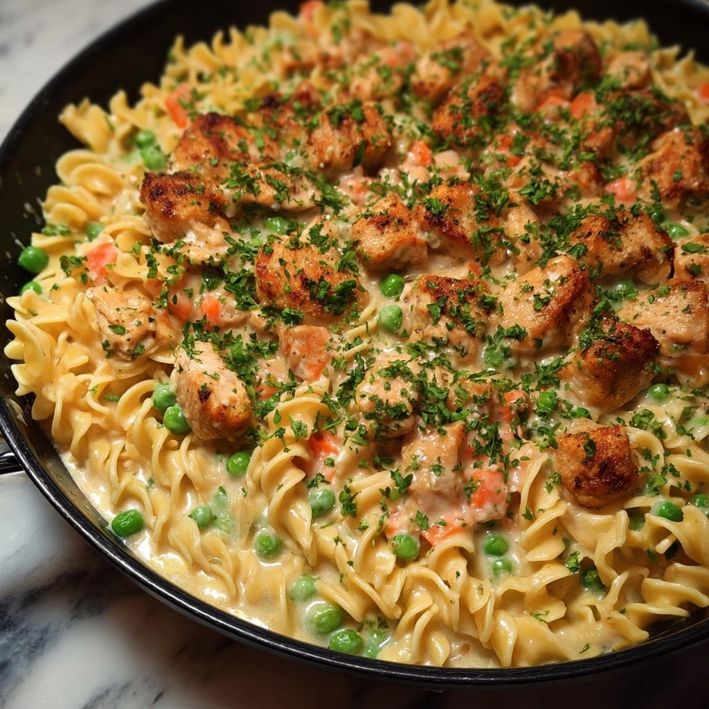 Creamy Chicken Pasta Pot Recipe - Recipe Image