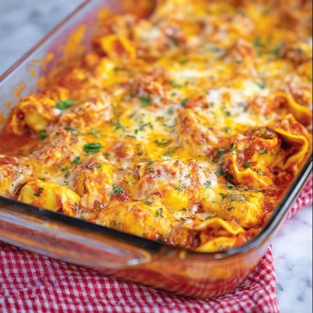 Baked Tortellini with Sausage and Cheese Recipe - Recipe Image