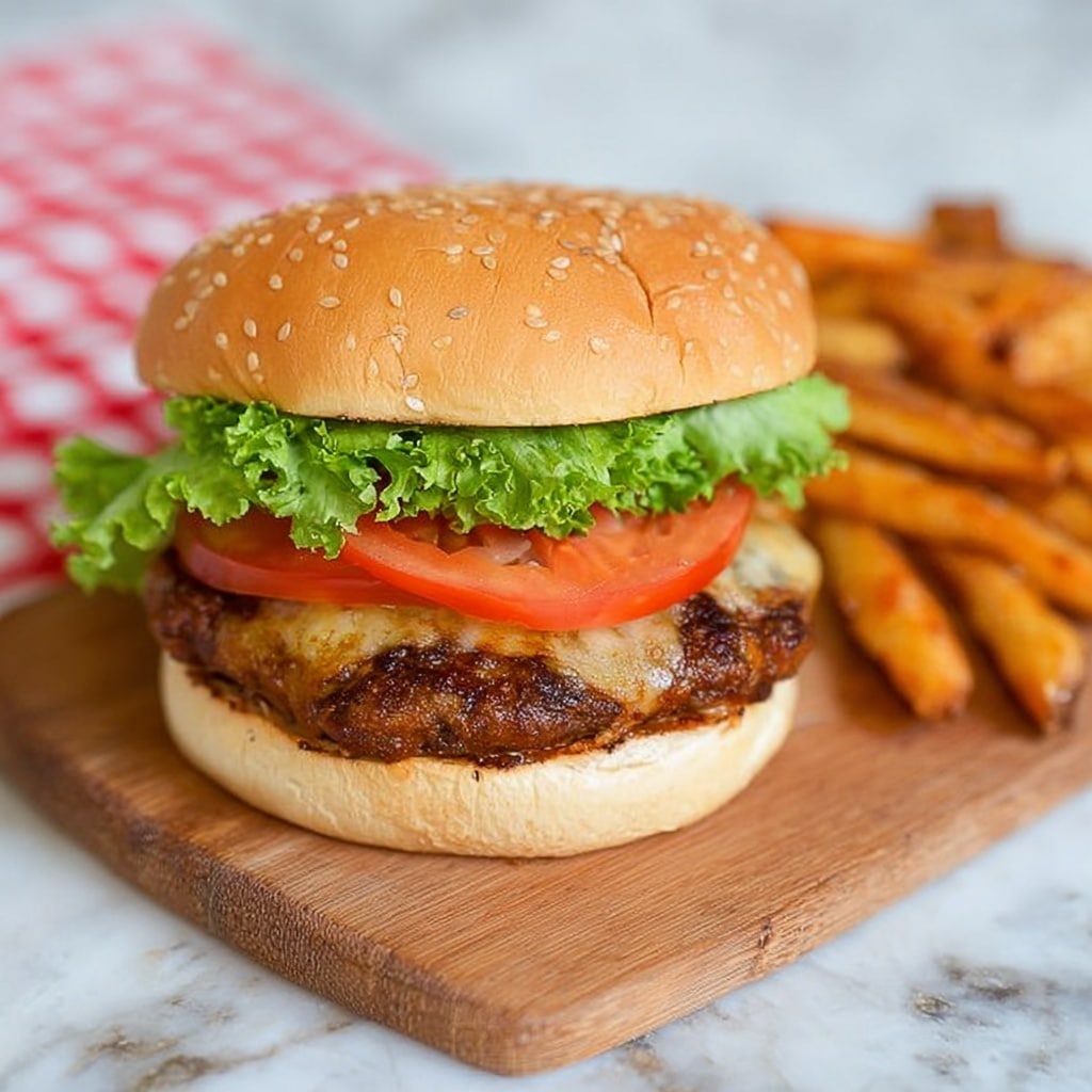Smokehouse Burgers Recipe - Recipe Image