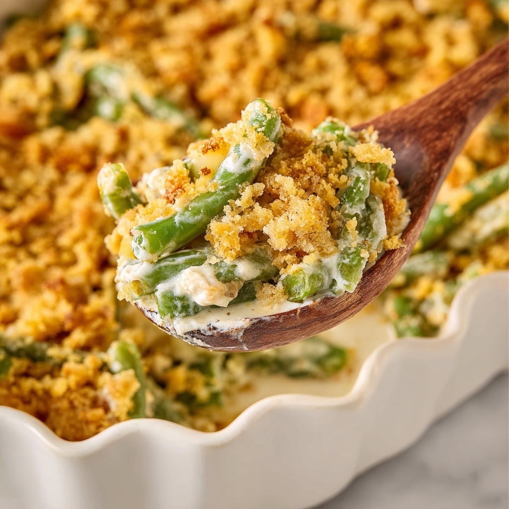 Yum Yum Green Bean Casserole Recipe - Recipe Image