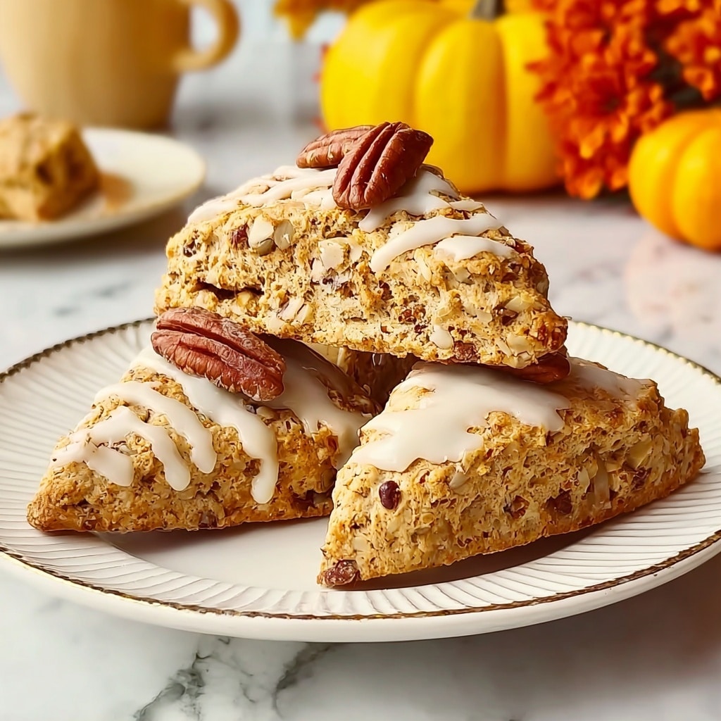 Pumpkin Oatmeal Scones Recipe - Recipe Image