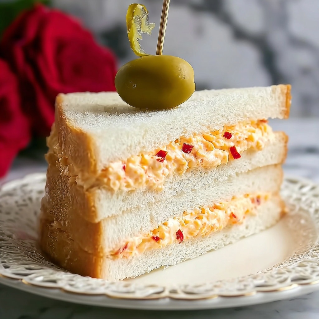 Pimento Cheese Sandwiches Recipe - Recipe Image