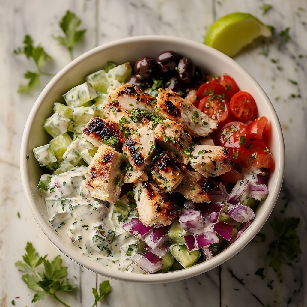 Mediterranean Chicken Salad Recipe - Recipe Image