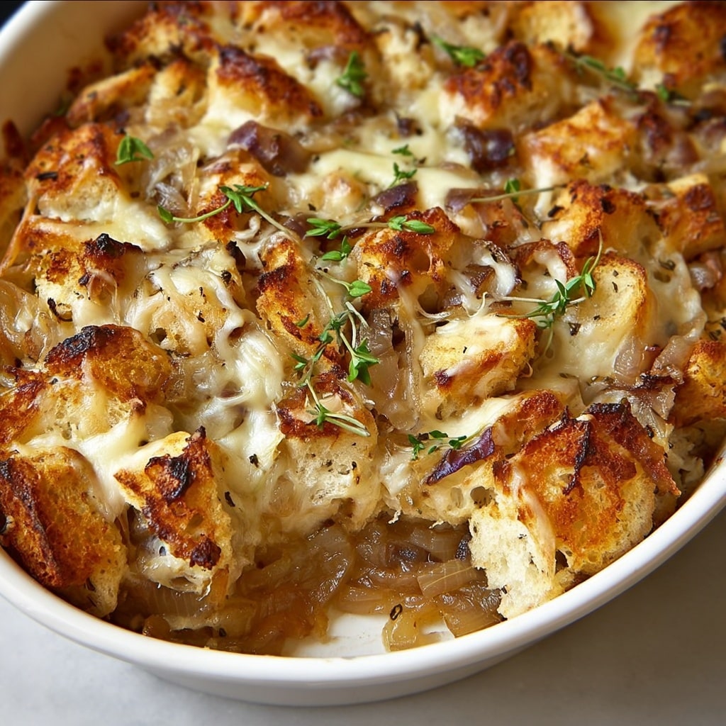 French Onion Mushroom Casserole Recipe