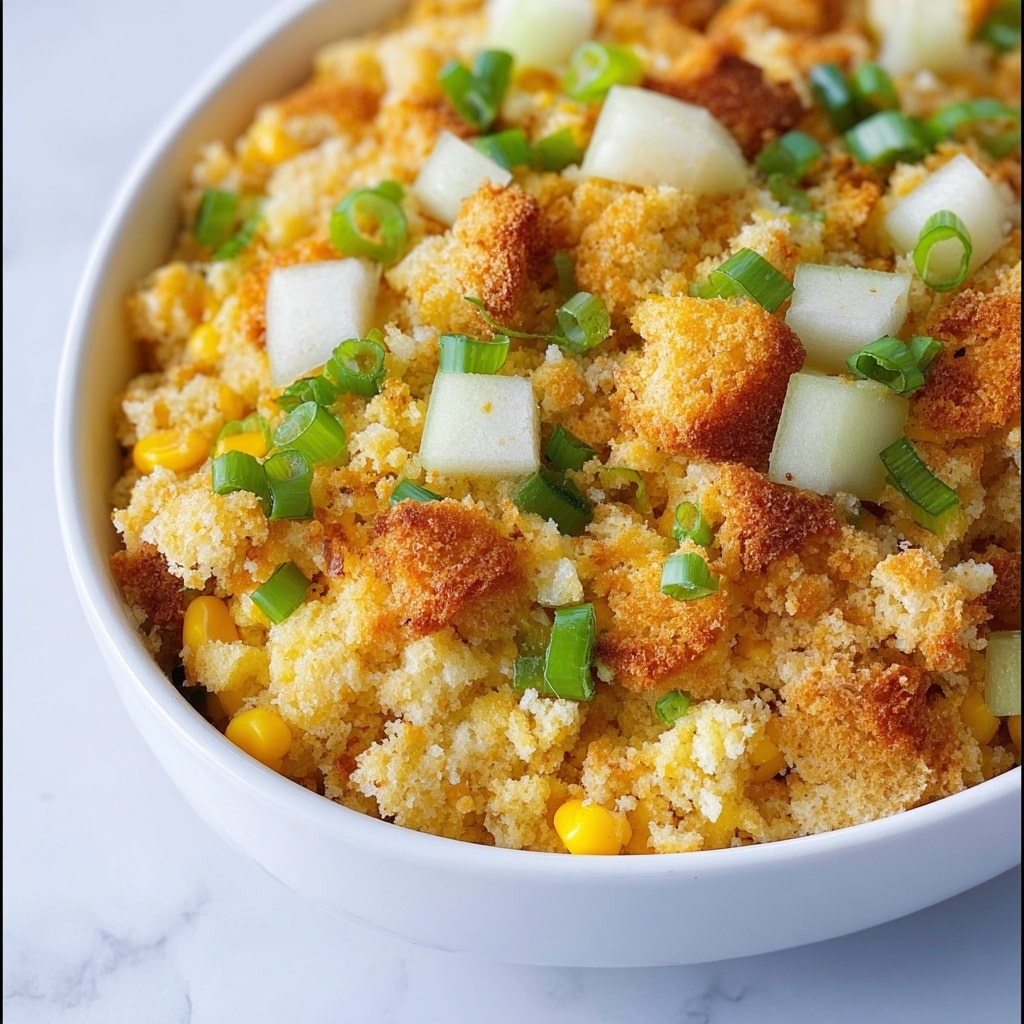 Cornbread Stuffing with Apples Recipe - Recipe Image