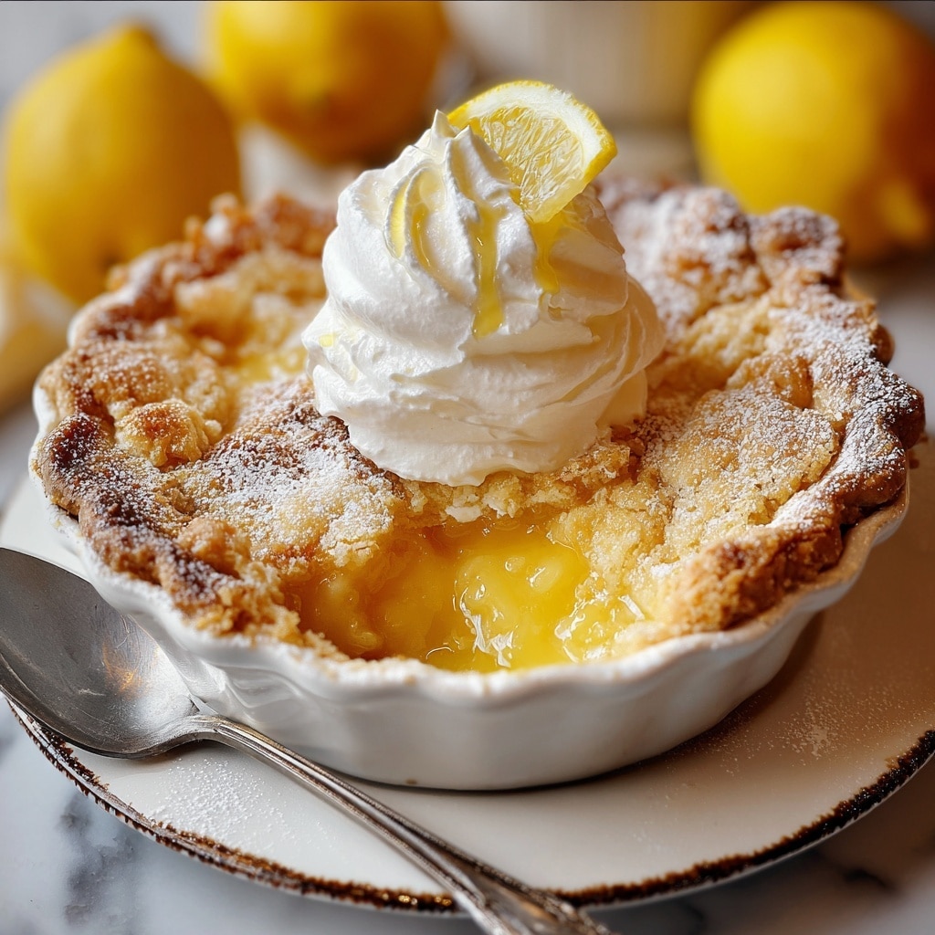 Magic Lemon Cobbler Recipe - Recipe Image