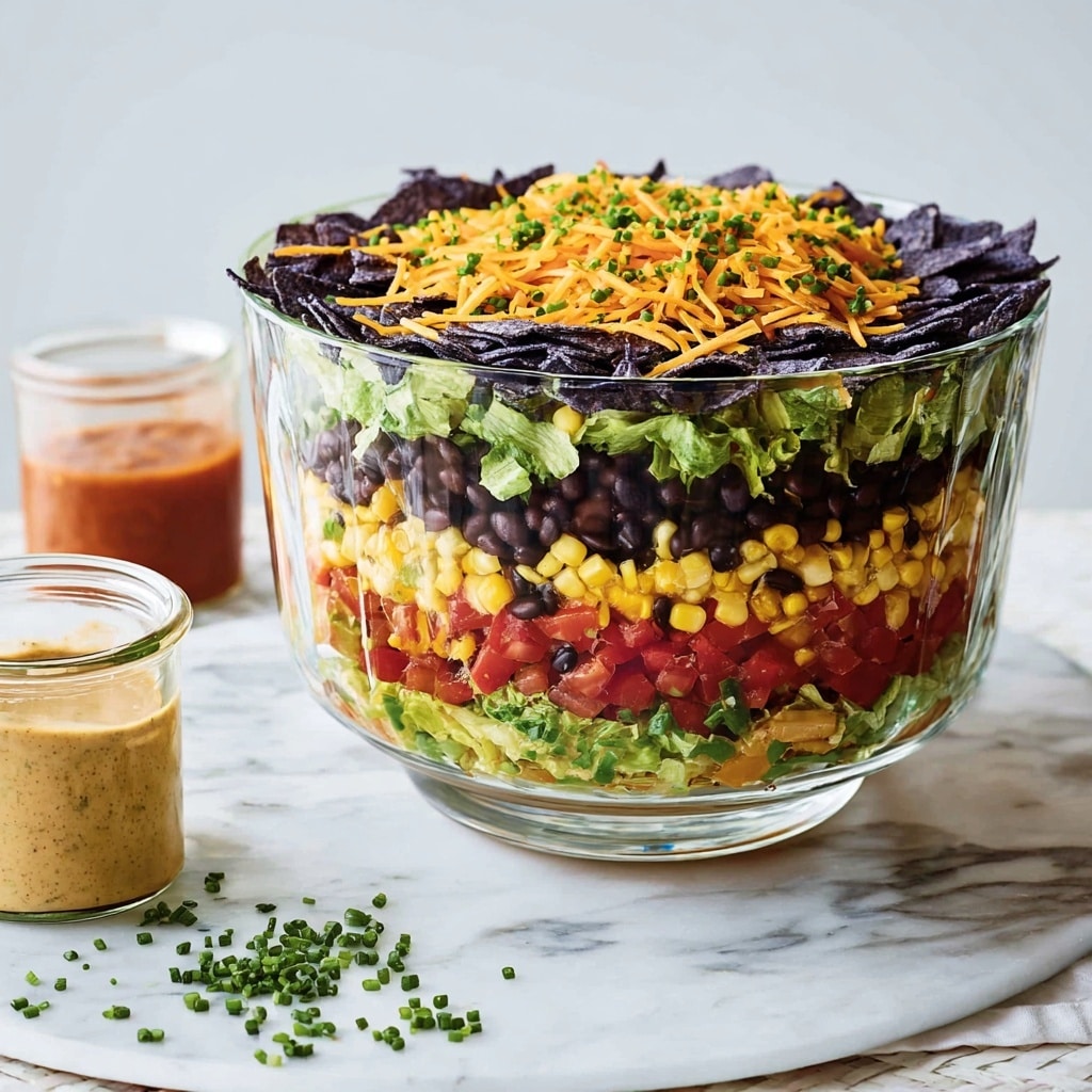 7 Layer Taco Salad Recipe - Recipe Image