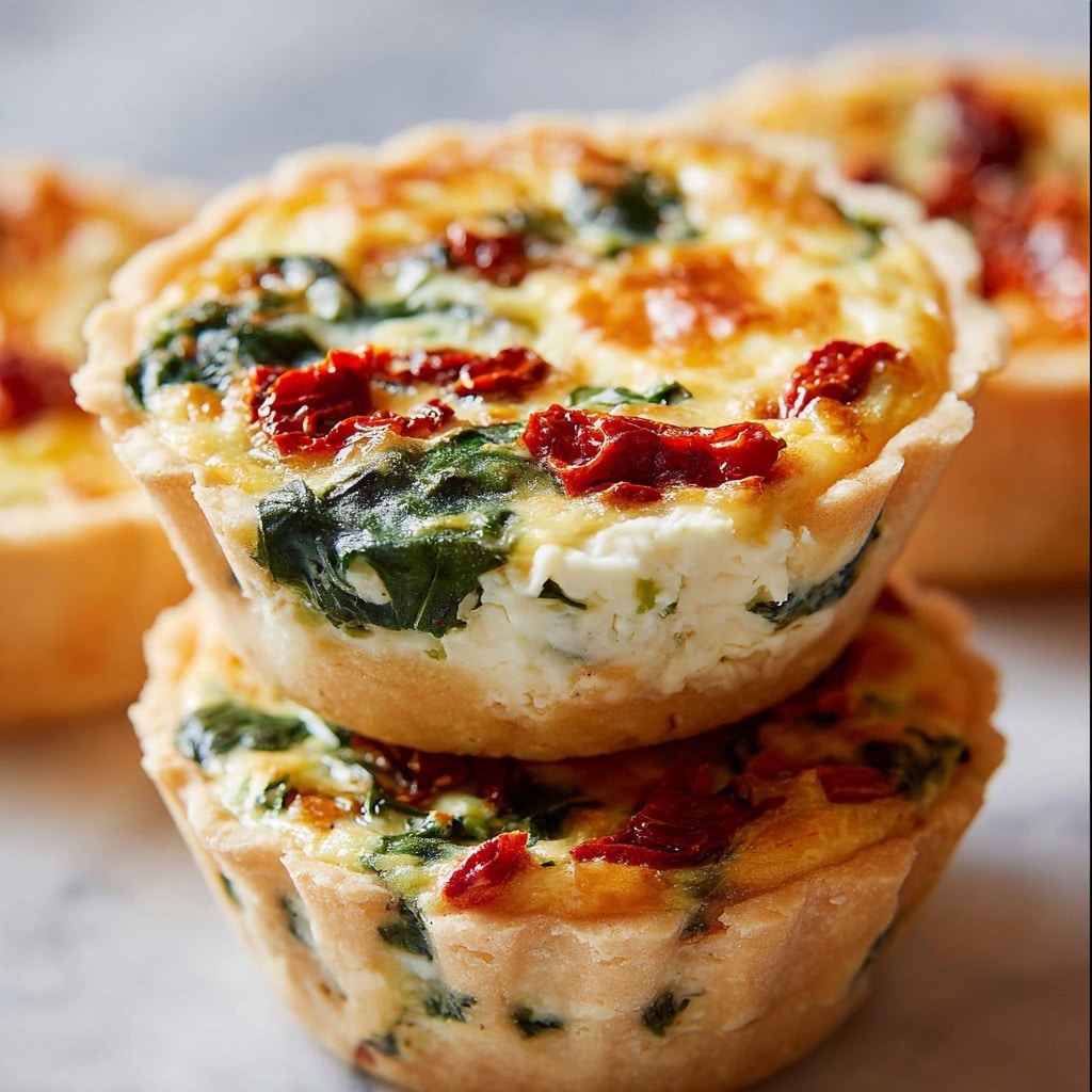 Egg White Bites with Sun-Dried Tomatoes, Spinach, and Bell Peppers Recipe - Recipe Image
