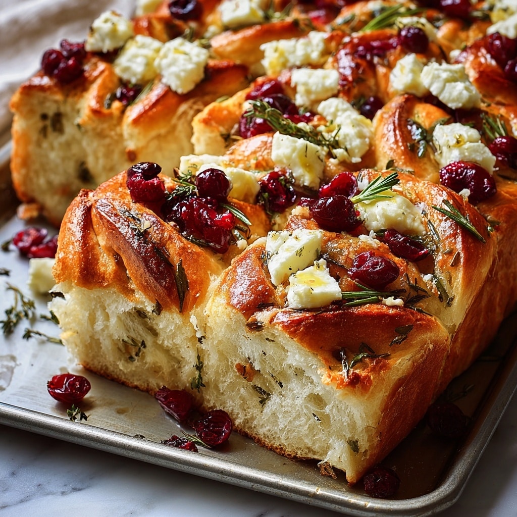 Cranberry Brie Sourdough Pull-Apart Bread Recipe - Recipe Image