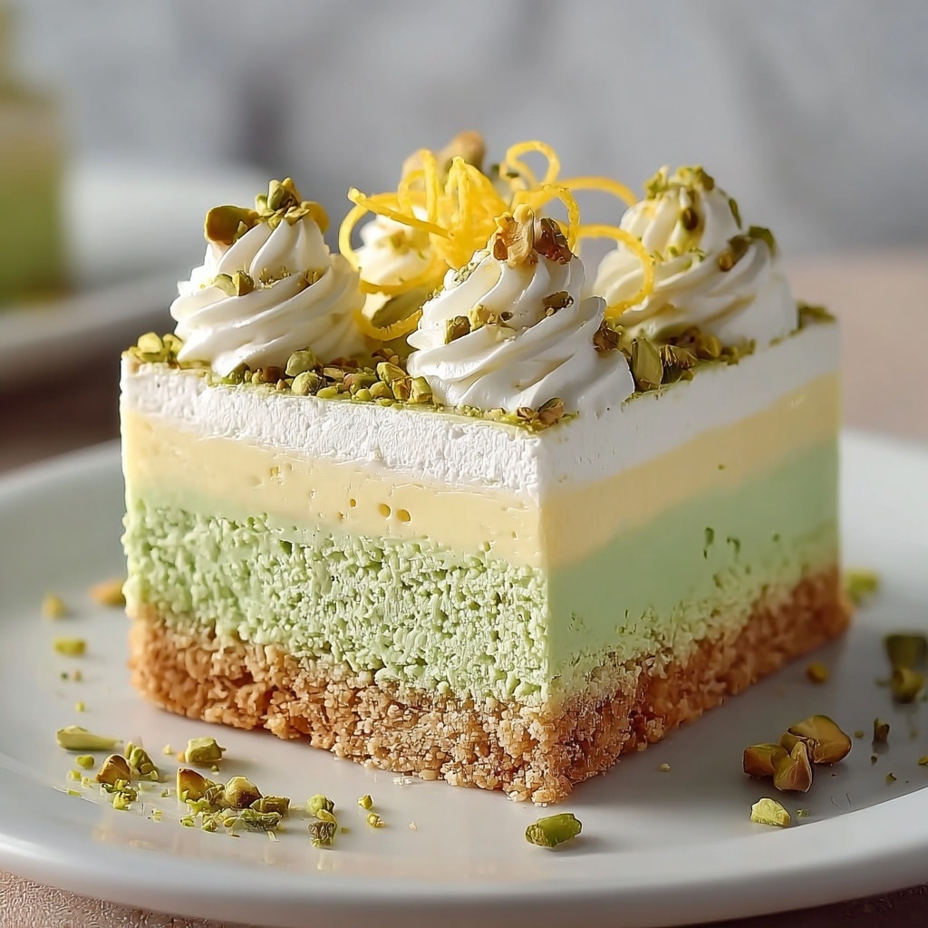 Tropical Pistachio Bliss Cake Recipe - Recipe Image