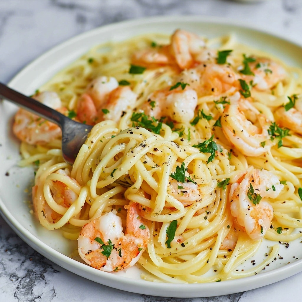 Shrimp Scampi with Angel Hair Pasta Recipe - Recipe Image
