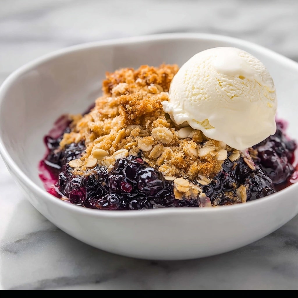 Blueberry Crisp Recipe - Recipe Image