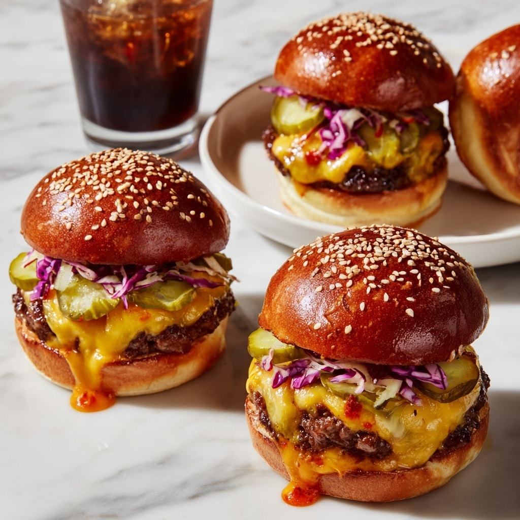 Burgers with Pimento Cheese Recipe - Recipe Image