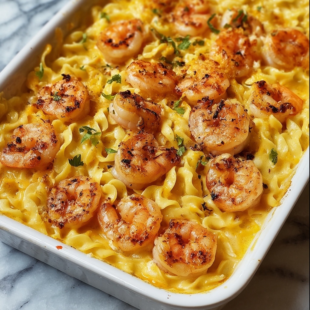 Shrimp Scampi Pasta Bake Recipe