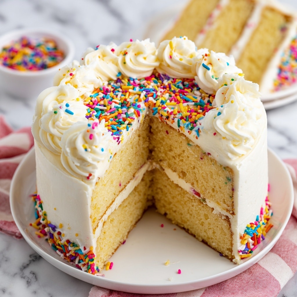 Homemade Vanilla Cake Recipe - Recipe Image