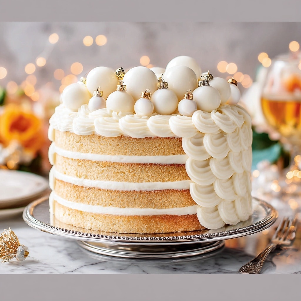 Fantastic Vanilla Velvet Cake with Creamy Frosting Recipe - Recipe Image