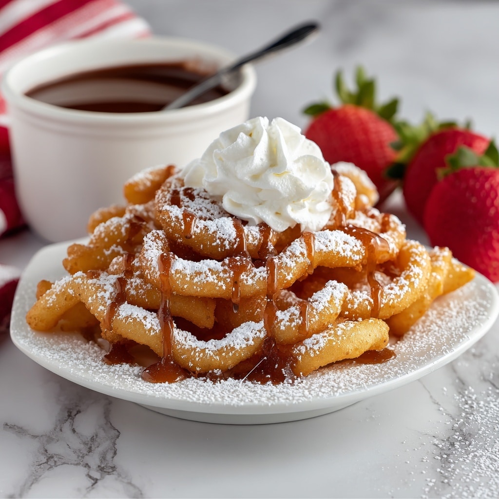 Easy Funnel Cake Fries Recipe - Recipe Image