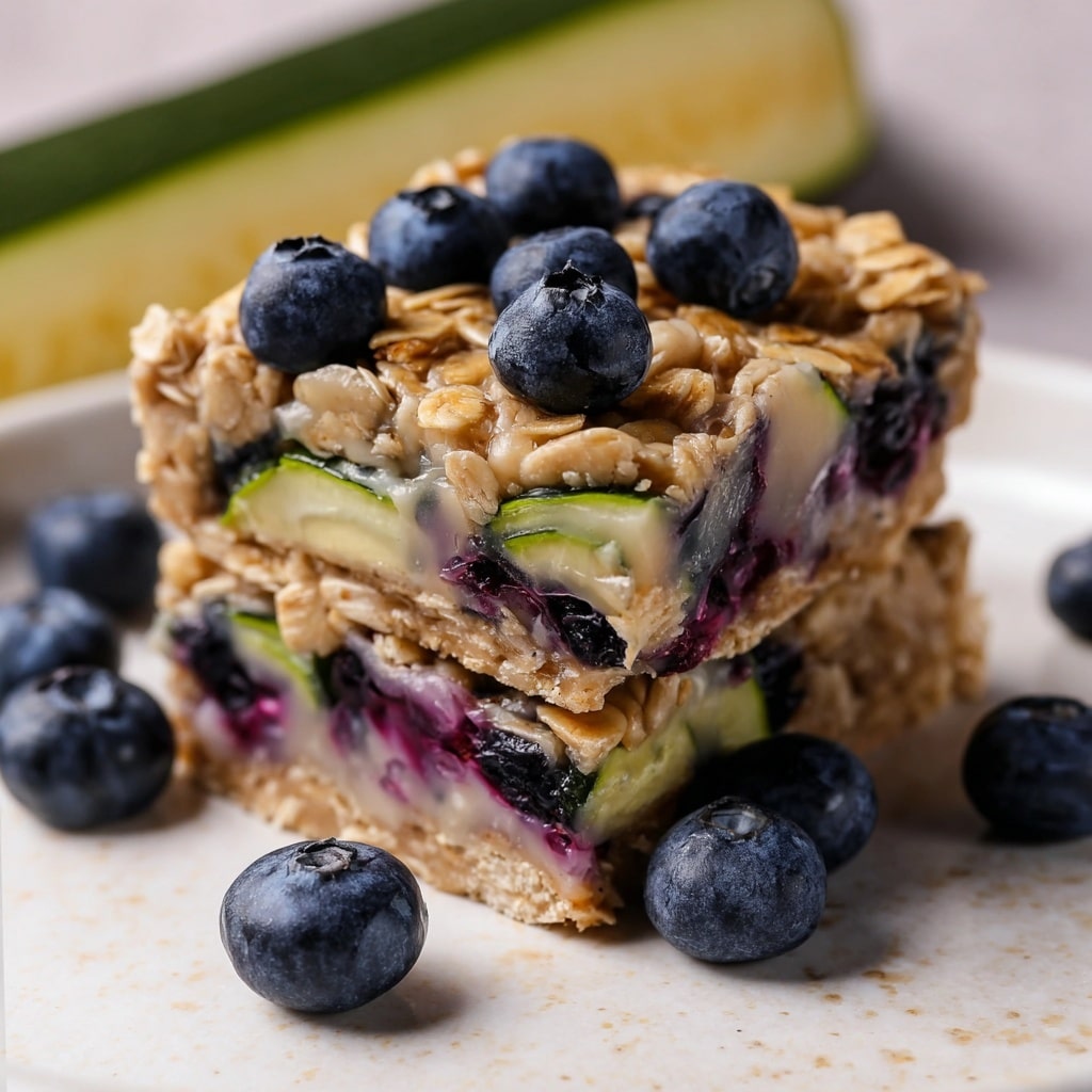 Zucchini Blueberry Baked Oatmeal Recipe - Recipe Image