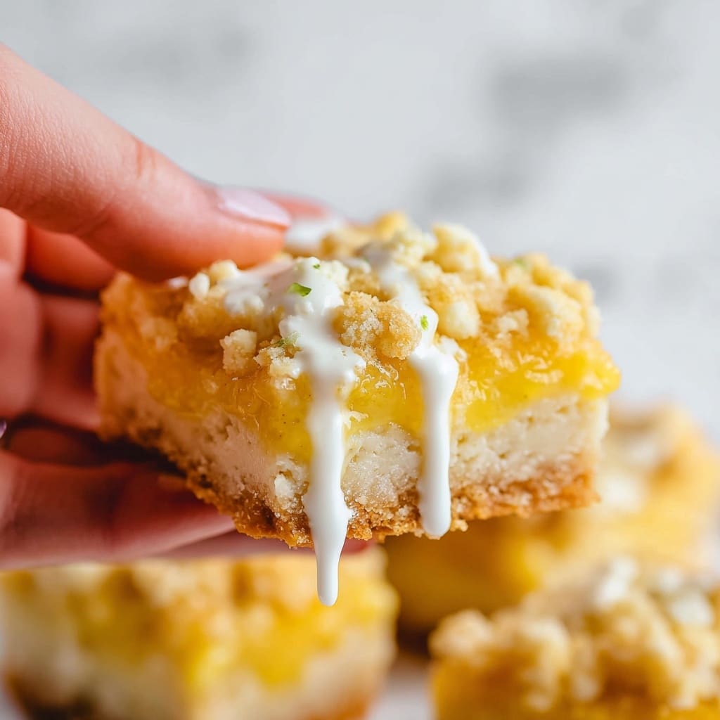 Coconut Mango Bars with Lime Glaze Recipe - Recipe Image