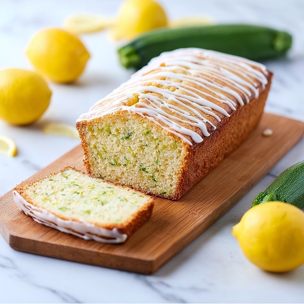 Lemon Zucchini Bread with Lemon Glaze Recipe - Recipe Image