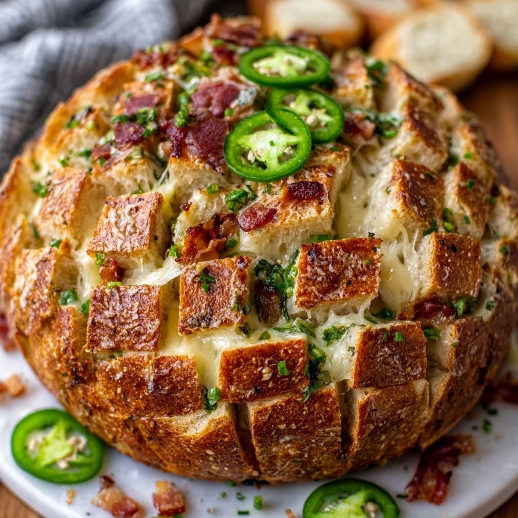 Sourdough Jalapeño Popper Bread Bowl Recipe - Recipe Image