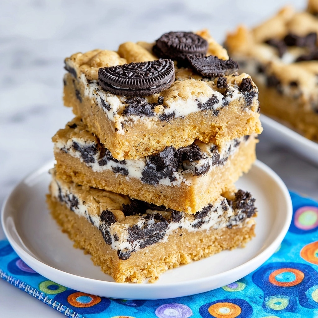 Creamy Cookie Squares Recipe - Recipe Image