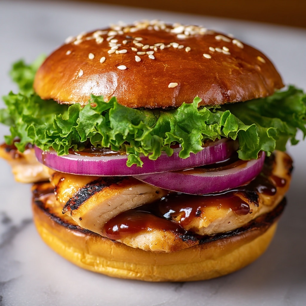 Teriyaki Chicken Burger Recipe - Recipe Image