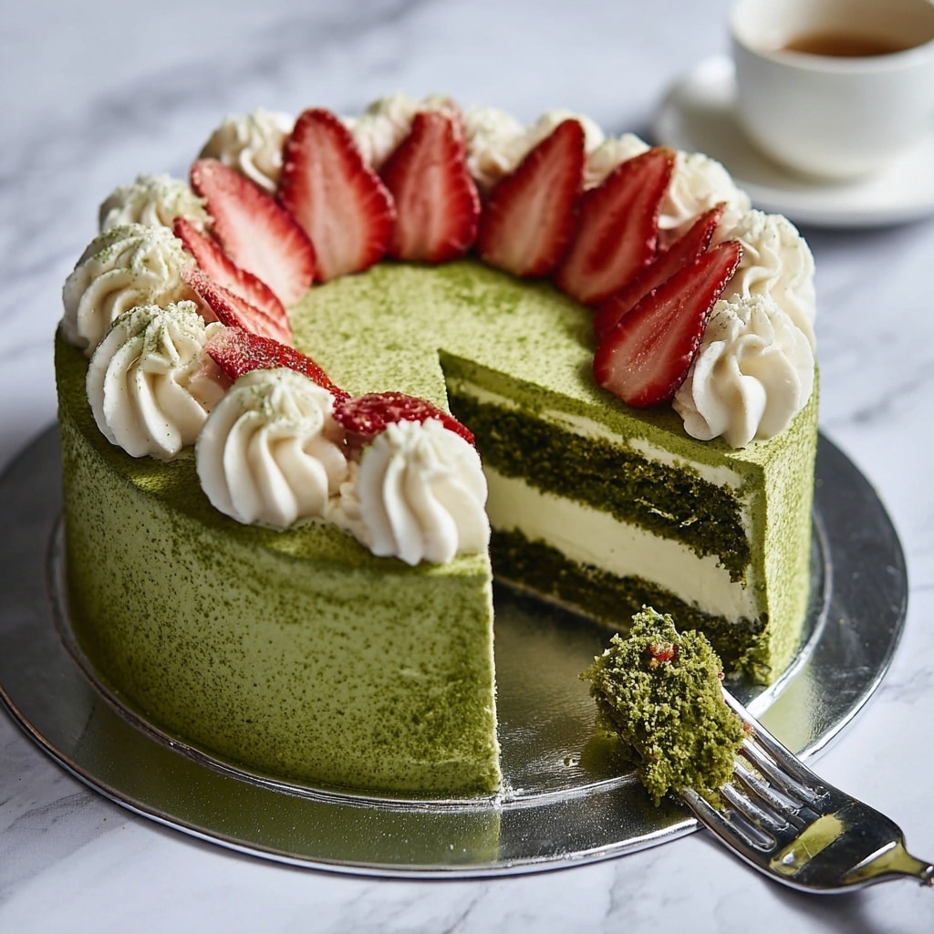 Matcha Tres Leches Cake Recipe - Recipe Image