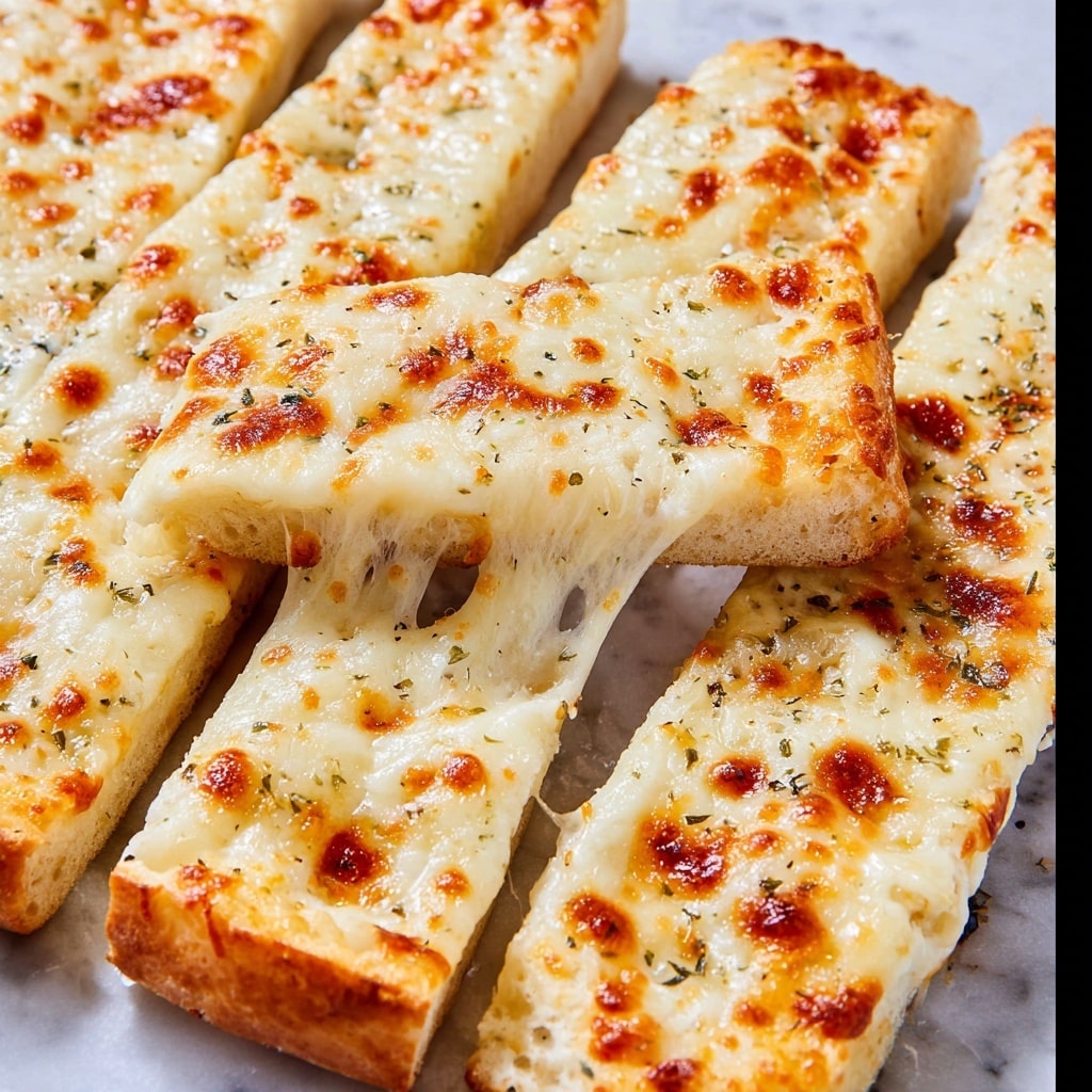 Homemade Cheesy Breadsticks Recipe - Recipe Image